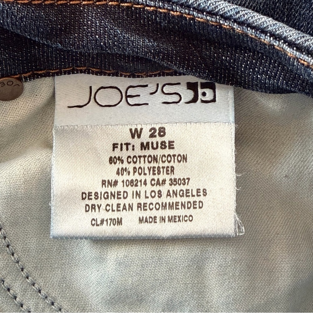 Joe's Jeans Dark Wash Bootcut Flare Denim Jeans Size 28 - Picture 8 of 11